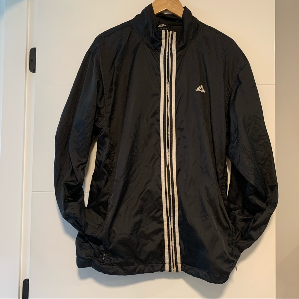 Adidas | Black Light Zip Up Jacket Size Medium